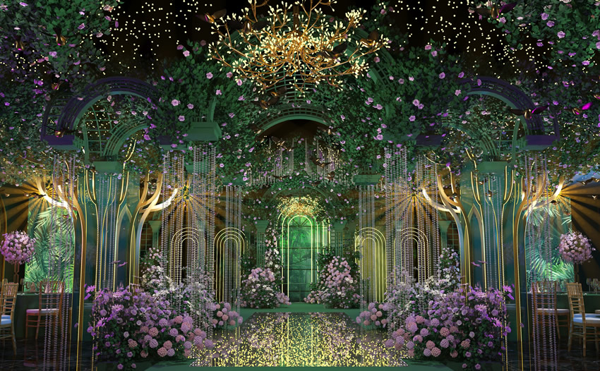 麻阳奇妙森林婚礼堂效果展示